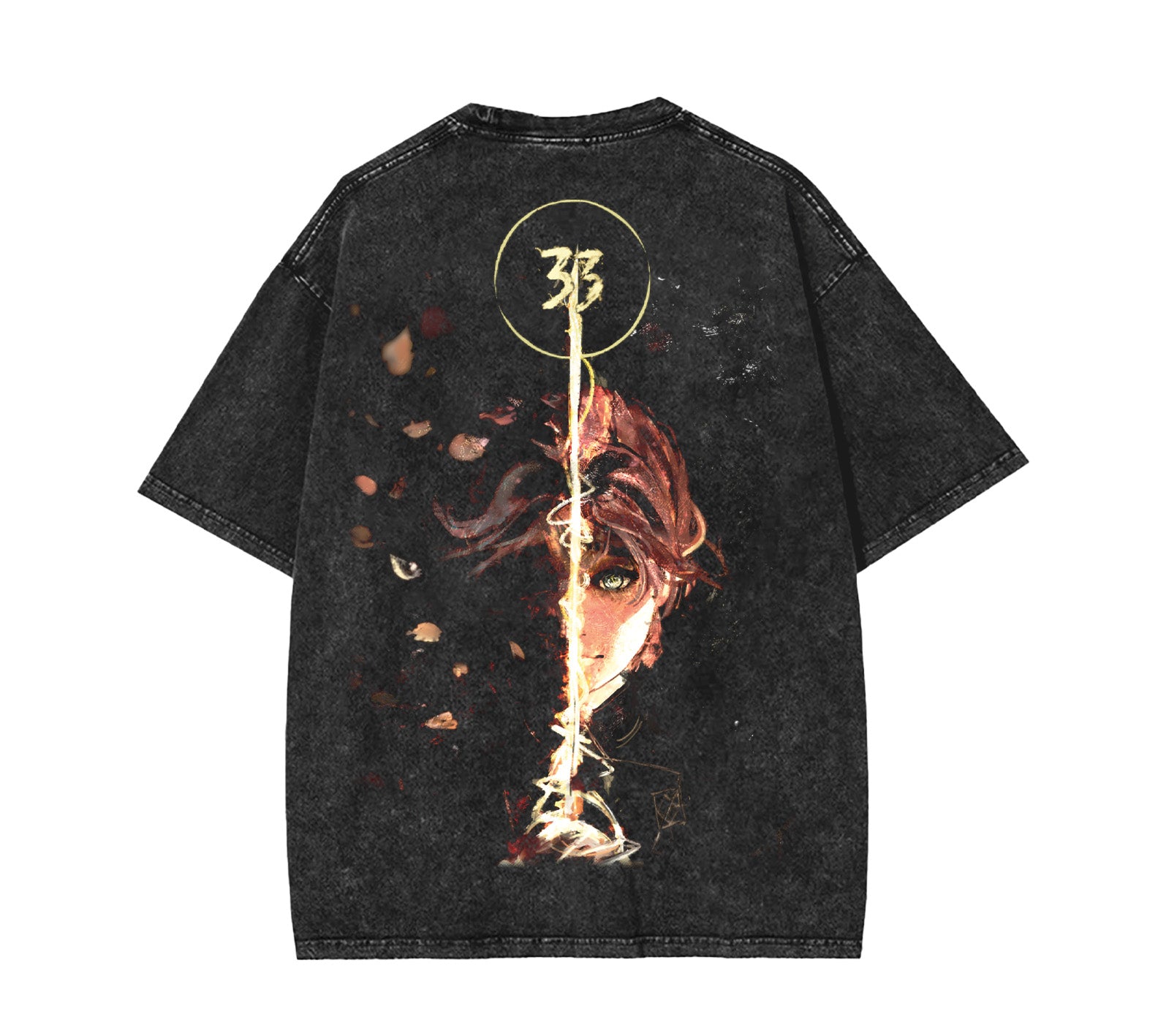 Clair Obscur Expedition 33 Washed Unisex Graphic Tee [TPR] - Image 3